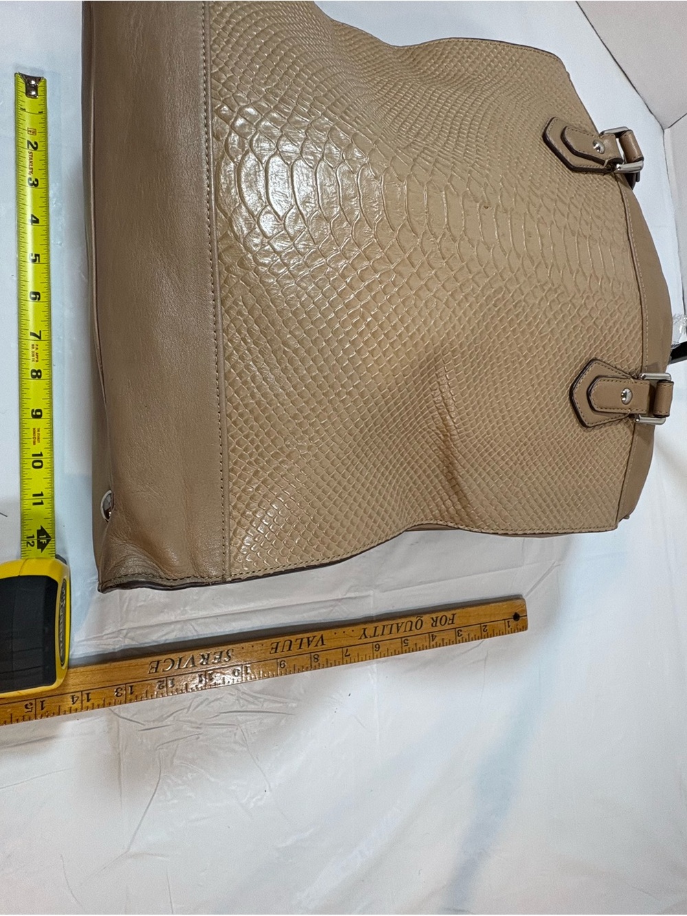 Coach Charlie Python-Embossed Leather Tote — F28723 - Picture 12 of 16